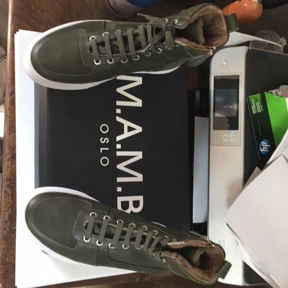 Shoes - ON HOLDNew in box M.A.M.B suede and leather boots